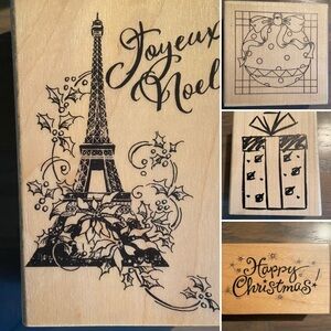 Set of 4 Christmas Stamps